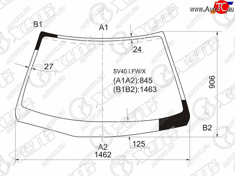 7 749 р. Стекло лобовое Toyota Camry Japan 94-98 XYG SV40 LFW/X  с доставкой в г. Пермь