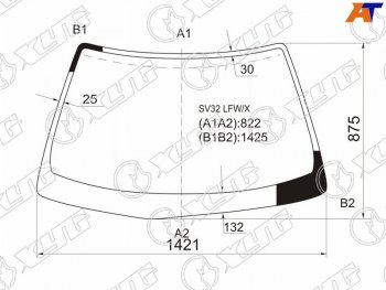 Стекло лобовое Toyota Camry 90-94  Vista 90-94  Camry 90-94 XYG SV32 LFW/X