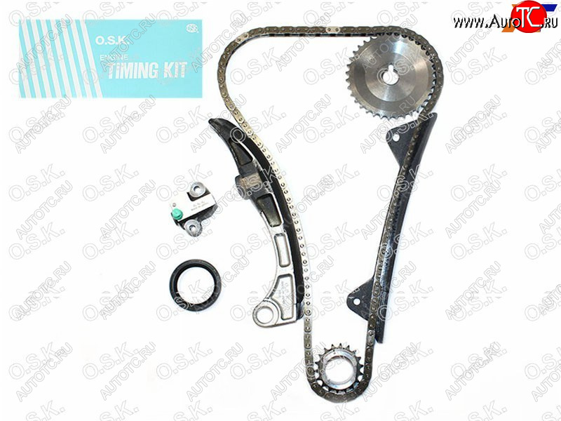 8 999 р. Комплект для замены цепи ГРМ TOYOTA 1KR-FE 05- (на 1NZ не подойдет) OSK T045K  с доставкой в г. Пермь