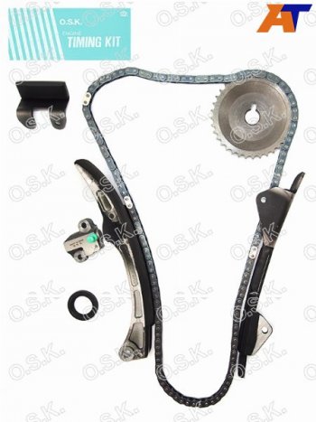 10 299 р. Комплект для замены цепи ГРМ TOYOTA 1NZ-FE1NZ-FXE 04- (цепь 13506-21060) OSK T046K  с доставкой в г. Пермь. Увеличить фотографию 1