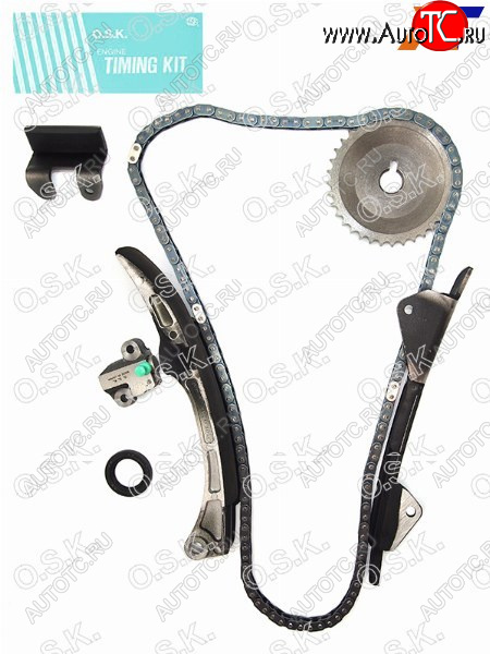 10 299 р. Комплект для замены цепи ГРМ TOYOTA 1NZ-FE1NZ-FXE 04- (цепь 13506-21060) OSK T046K  с доставкой в г. Пермь
