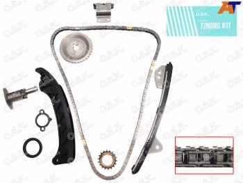 12 449 р. Комплект для замены цепи ГРМ TOYOTA COROLLAALLIONPRIUS 1ZR-FE2ZR-FEFXE 07- OSK T058K  с доставкой в г. Пермь. Увеличить фотографию 1