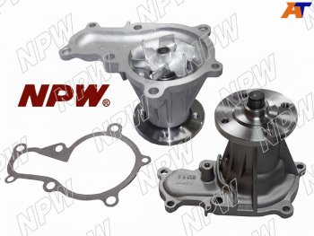 2 899 р. Насос водяного охлаждения TOYOTA 1GFE 90-98 (с прокладкой и шпильками) NPW T-111  с доставкой в г. Пермь. Увеличить фотографию 1