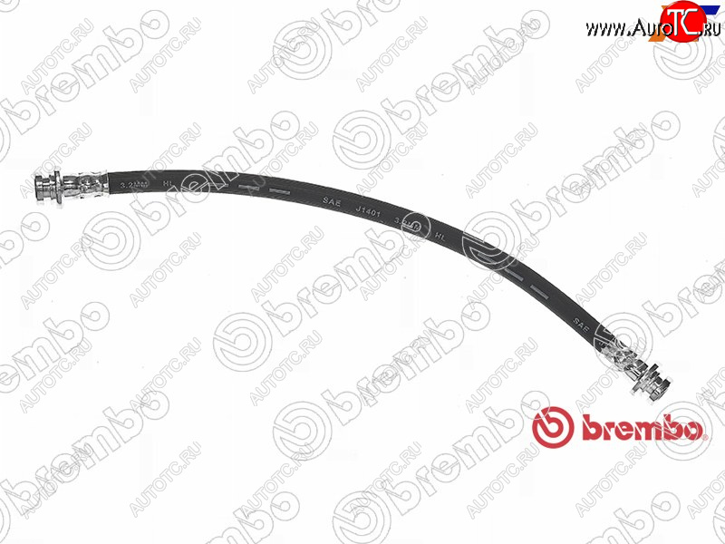 1 039 р. Шланг тормозной задний LH=RH BREMBO Suzuki SX4 JAB, JYA хэтчбэк рестайлинг (2016-2021)  с доставкой в г. Пермь