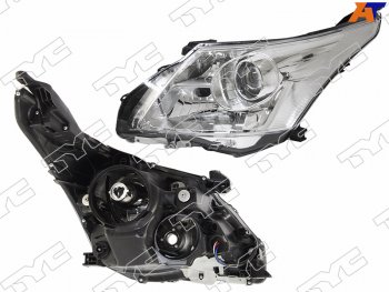 Фара левая (галоген, под корректор) TYC Toyota Avensis ( T270 седан,  T270 универсал) (2008-2011) дорестайлинг