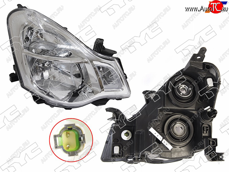 9 699 р. Фара правая (под электрокорректор) TYC  Nissan Almera  G15 (2012-2019) седан  с доставкой в г. Пермь