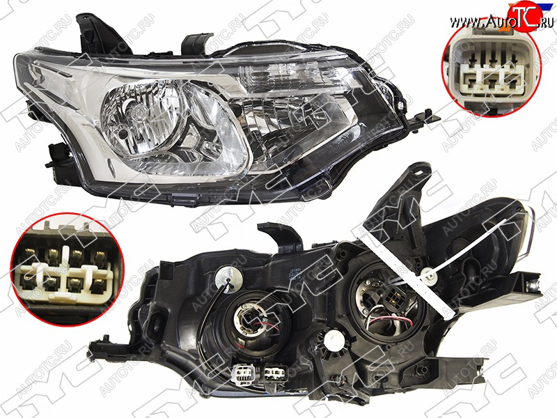 17 649 р. Фара правая (галоген, с электрокорректором) TYC Mitsubishi Outlander GF (2012-2016) дорестайлинг, 1-ый рестайлинг с доставкой в г. Пермь Увеличить фотографию 1 17 649 р. Фара правая (галоген, с электрокорректором) TYC Mitsubishi Outlander GF (2012-2016) дорестайлинг, 1-ый рестайлинг с доставкой в г. Пермь