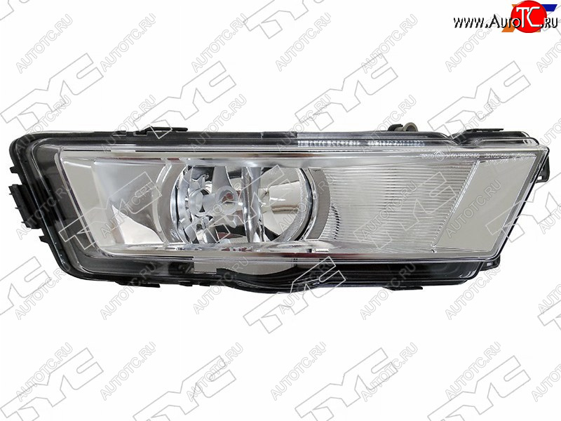 2 399 р. Правая противотуманная фара TYC Skoda Rapid NH1 хэтчбэк дорестайлинг (2012-2017)  с доставкой в г. Пермь