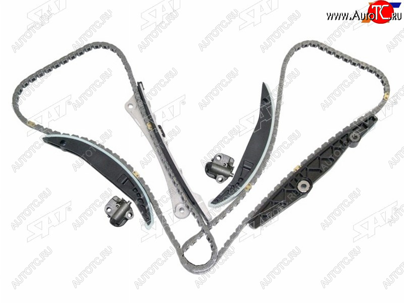 13 999 р. Комплект цепи ГРМ MAZDA AJ 3,0 V6 MPVTRIBUTE 00-FORD ESCAPEMAVERICK 01- SAT TK-MA134  с доставкой в г. Пермь