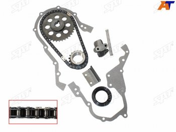 2 999 р. Комплект цепи ГРМ TOYOTA 4K5K7K 88- SAT TK-TY108-A  с доставкой в г. Пермь. Увеличить фотографию 1