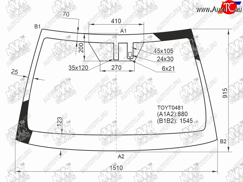 4 999 р. Стекло лобовое (Датчик дождя) Toyota Camry (XV70) 17-21  Camry USA 17-20                            KMK TOYT0481  с доставкой в г. Пермь