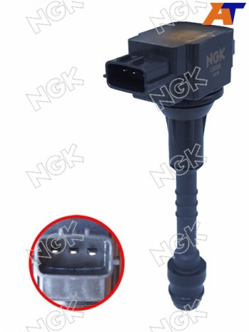 6 999 р. Катушка зажигания NISSAN QG13DEQG15DEQG18DEGA15DE 96- NGK U5036  с доставкой в г. Пермь. Увеличить фотографию 1
