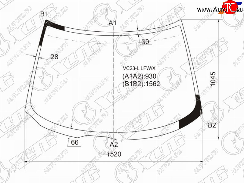 7 699 р. Стекло лобовое Nissan Serena 91-01 XYG VC23-L LFW/X  с доставкой в г. Пермь