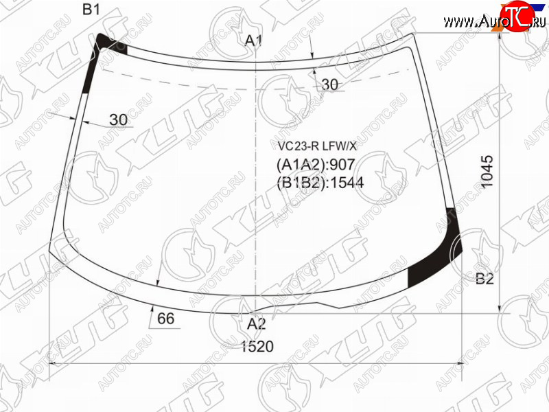 9 199 р. Стекло лобовое Nissan Serena 91-01 XYG VC23-R LFW/X  с доставкой в г. Пермь