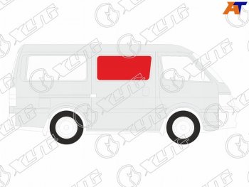 3 699 р. Стекло боковое опускное (Сзади Справа Цвет зеленый) Volkswagen Transporter 03-15  Multivan 03-15 XYG VW-T5 RD/RH/X  с доставкой в г. Пермь. Увеличить фотографию 1