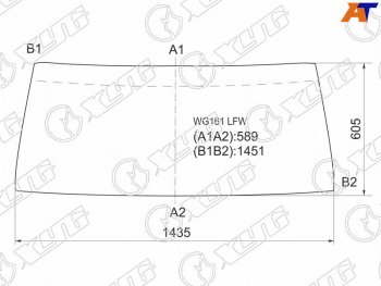 Стекло лобовое Nissan Patrol 87-97 XYG WG161 LFW