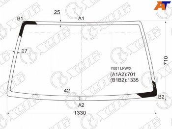 Стекло лобовое Suzuki Escudo 88-97  Chevrolet Tracker 88-97  Mazda Proceed Levante 96-97  Suzuki XYG Y001 LFW/X