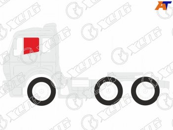 2 099 р. Стекло боковое опускное (Спереди Слева Цвет зеленый) Hino Ranger 86-98 XYG Y630 FD/LH2  с доставкой в г. Пермь. Увеличить фотографию 1