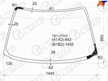 Стекло лобовое Suzuki Baleno 95-02  Cultus 95-02  Esteem 95-04 XYG YB1 LFW/X