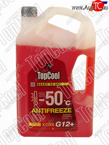 1 269 р. Антифриз (Х COOL G12+ 5 л. -50 C Красный) TOPCOOL Z0038  с доставкой в г. Пермь