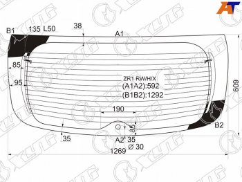 9 599 р. Стекло заднее (Цвет зеленый Обогрев 5D HBK) Subaru Impreza 07-12  Impreza WRX 07-14  Impreza WRX XYG ZR1 RW/H/X  с доставкой в г. Пермь. Увеличить фотографию 1