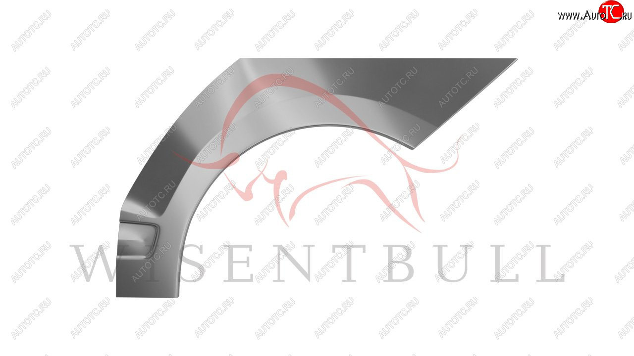 2 189 р. Задняя левая ремонтная арка (внешняя) Wisentbull  CITROEN C4 (2004-2011)  дорестайлинг, хэтчбэк 3 дв.,  рестайлинг, хэтчбэк 3 дв.  с доставкой в г. Пермь