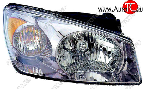 4 399 р. Правая фара BodyParts  KIA Cerato  1 LD (2003-2007) седан дорестайлинг, хэтчбэк  с доставкой в г. Пермь