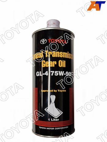 2 299 р. Масло трансмиссионное TOYOTA GL-4 75W-90 1Л                                                          TOYOTA 08885-81026  с доставкой в г. Пермь. Увеличить фотографию 1