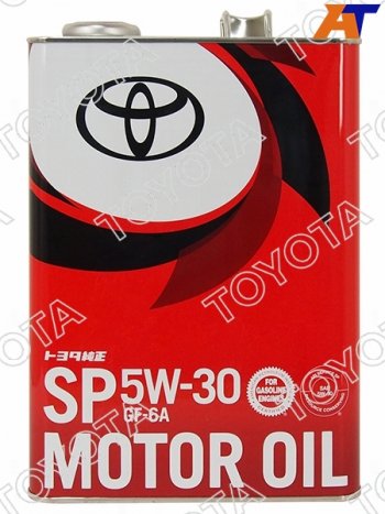 5 499 р. Масло моторное TOYOTA (металлическая канистра ) 5W-30 SPGF-6A 4Л (Япония) TOYOTA 08880-13705  с доставкой в г. Пермь. Увеличить фотографию 1