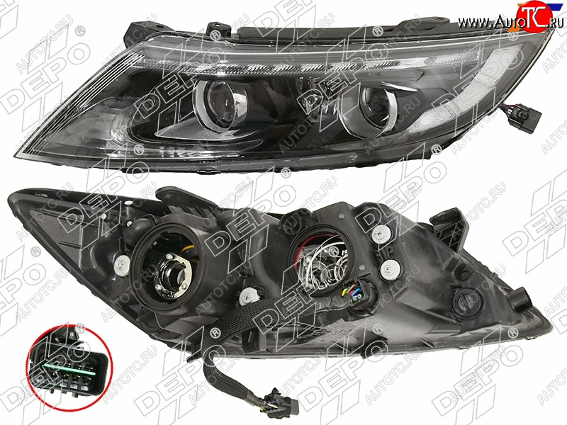 32 549 р. Фара Kia Optima 13-16 (Слева) DEPO 223-1155L-LEMN2  с доставкой в г. Пермь