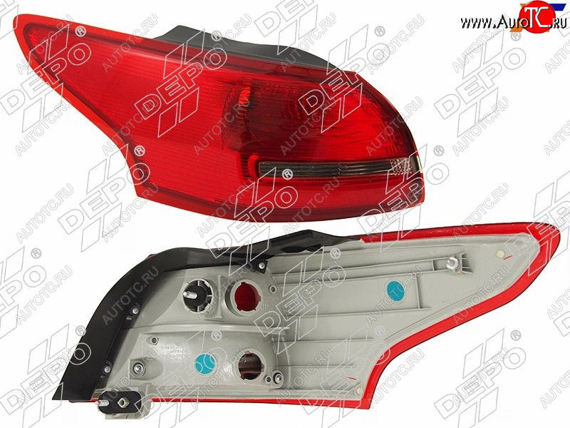 4 499 р. Фонарь задний FORD FOCUS III 15- LH 4D                                                               DEPO 431-19ABL-UE  с доставкой в г. Пермь