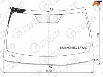 Стекло лобовое Lexus ES 18- XYG 8433AGNBLV LFW/X