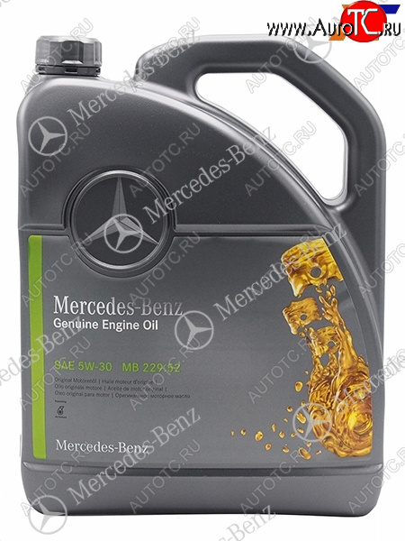 10 299 р. Масло моторное MERCEDES-BENZ (синтетическое) 5л 5W30 229.52 бензин MERCEDES A000989700613ABDW  с доставкой в г. Пермь