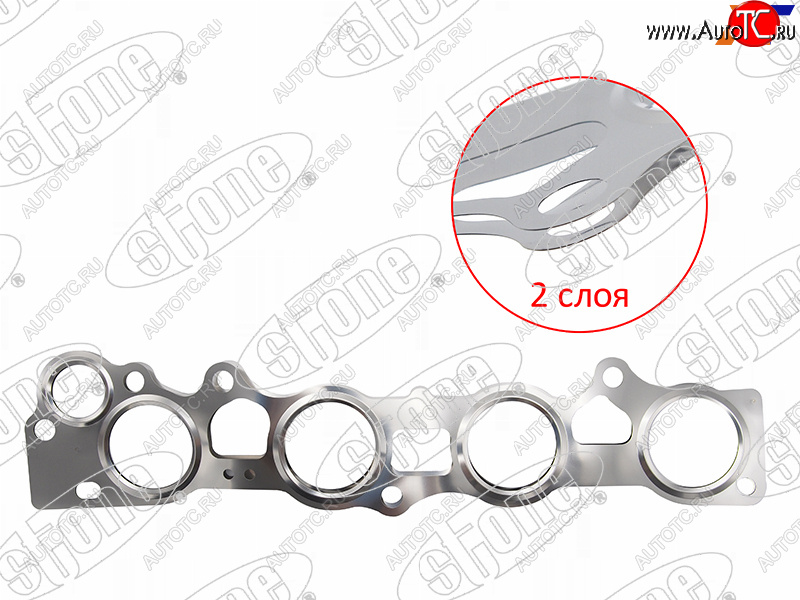 849 р. Прокладка выпускного коллектора NISSAN NOTETIIDA HR1516DE 05- STONE JB-02775  с доставкой в г. Пермь