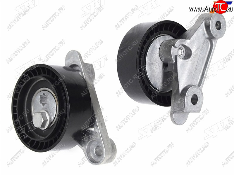 689 р. Ролик приводного ремня натяжителя VW POLO 1.0 14-SEAT IBIZA 1.0 16-SKODA FABIA 1.0 15- SAT ST-04C145299B  с доставкой в г. Пермь