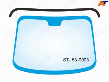 879 р. Молдинг лобового стекла (Сверху) Toyota Land Cruiser (J100) 98-07  Lexus LX 98-07  Toyota Land Cru SAT ST-153-0003  с доставкой в г. Пермь. Увеличить фотографию 1