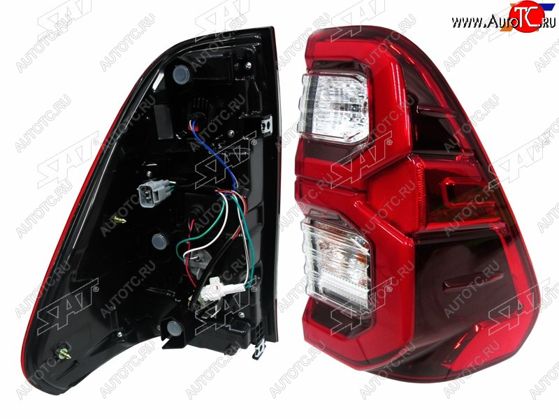 7 799 р. Фонарь задний правый (LED)  Toyota Hilux  AN120 (2020-2025) 2-ой рестайлинг  с доставкой в г. Пермь