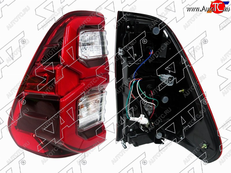 7 799 р. Фонарь задний левый (LED)  Toyota Hilux  AN120 (2020-2025) 2-ой рестайлинг  с доставкой в г. Пермь
