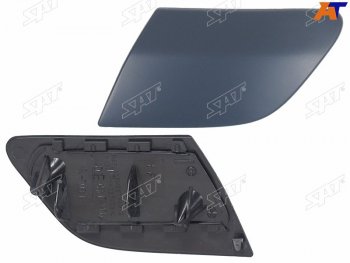 319 р. Левая крышка форсунки омывателя фары SAT Volkswagen Golf 5 хэтчбэк (2003-2009) (неокрашенная)  с доставкой в г. Пермь. Увеличить фотографию 2