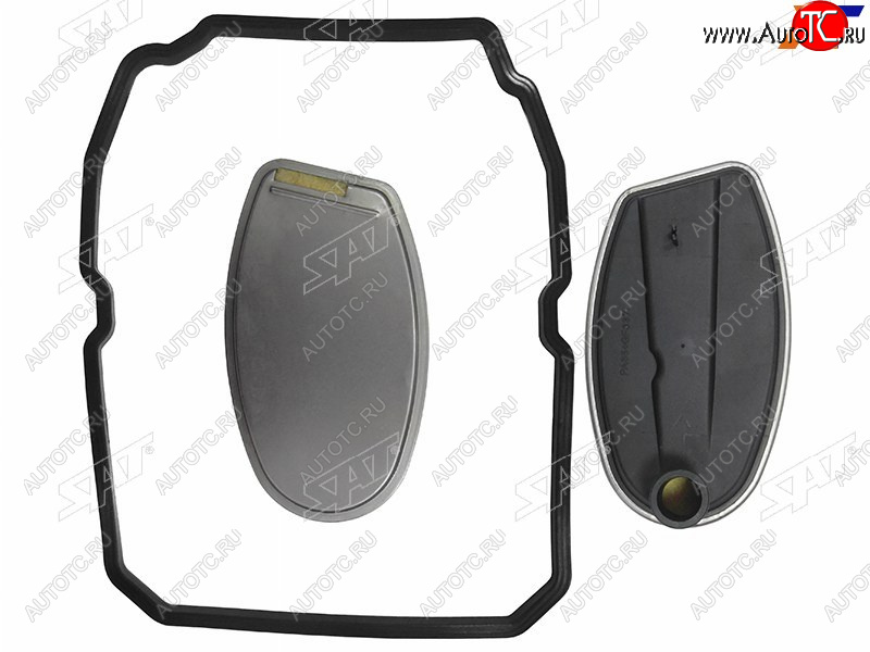 739 р. Фильтр АКПП MERCEDES BENZ W204203202212211210463220163 (5ступ) (с прокладкой) SAT ST-A1402770095  с доставкой в г. Пермь