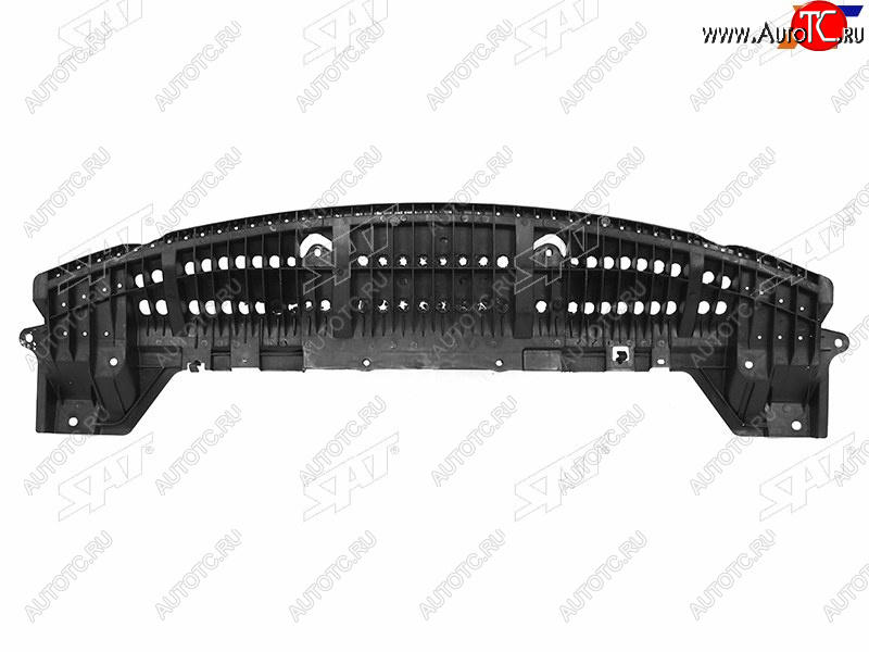 759 р. Защита переднего бампера (пыльник) SAT  Toyota Corolla  E150 (2006-2013) седан дорестайлинг, седан рестайлинг  с доставкой в г. Пермь