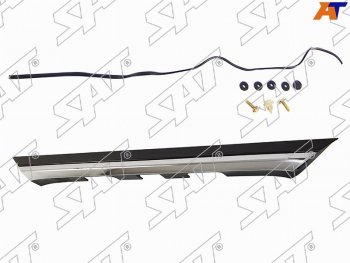2 299 р. Молдинг крышки багажника SAT Toyota Corolla E180 рестайлинг (2016-2019) (хром)  с доставкой в г. Пермь. Увеличить фотографию 3