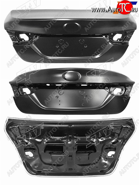 10 949 р. Крышка багажника SAT Toyota Camry XV70 дорестайлинг (2017-2021)  с доставкой в г. Пермь