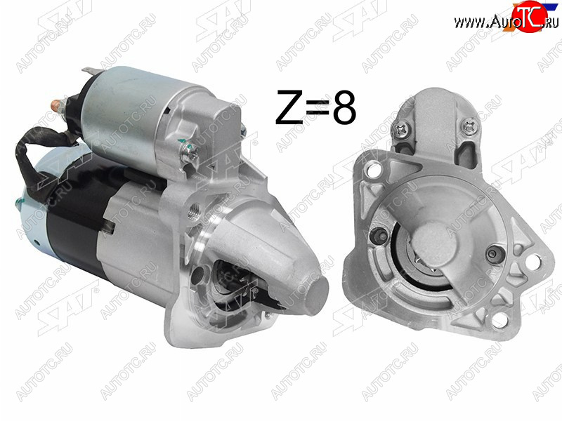 5 249 р. Стартер Mazda 3 03-09  Demio 02-07  Axela 03-09  Verisa 04-06 (1 kW Z=8 (восстановленный)) SAT ST-ZJ01-18-400A  с доставкой в г. Пермь