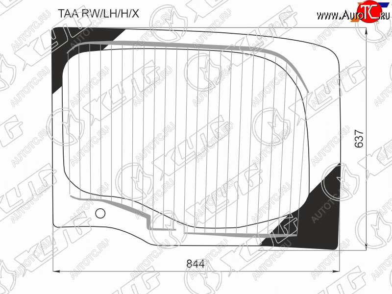 8 299 р. Стекло заднее (Цвет зеленый Обогрев) Honda Stepwgn 15-21 XYG TAA RW/LH/H/X  с доставкой в г. Пермь