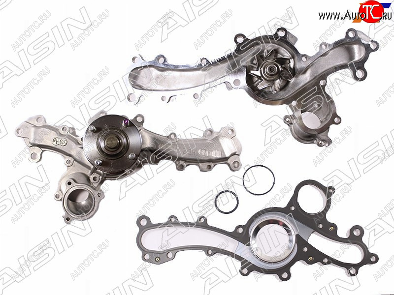 11 349 р. Насос водяного охлаждения TOYOTA LAND CRUISER PRADO 150FJ CRUISER 1GRFE 09- (с прокладкой) AISIN WPT-169  с доставкой в г. Пермь