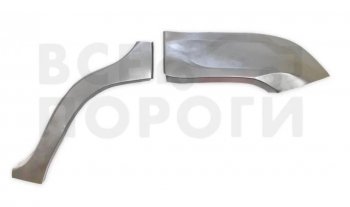 Левая задняя ремонтная арка (внешняя) Vseporogi Jeep Cherokee  KJ (2001-2007) дорестайлинг, рестайлинг (Оцинкованная сталь 0,8 мм.)