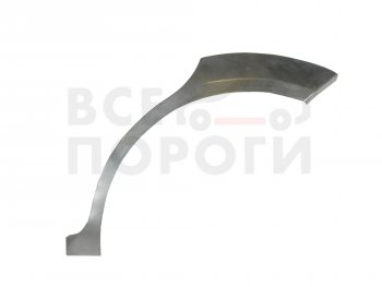 Левая задняя ремонтная арка (внешняя) Vseporogi KIA Rio  2 JB (2005-2011) дорестайлинг седан, рестайлинг седан (Холоднокатаная сталь 0,8мм)