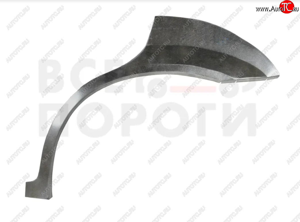 1 949 р. Левая задняя ремонтная арка (внешняя) Vseporogi  Mazda 323/Familia  седан (1998-2004) BJ дорестайлинг, BJ рестайлинг (холоднокатаная сталь 0.8 мм)  с доставкой в г. Пермь