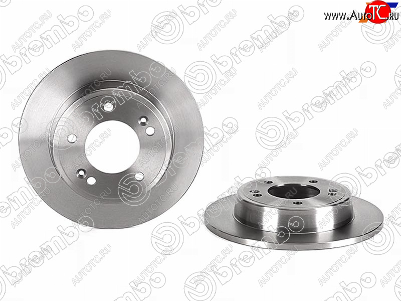 3 099 р. Диск тормозной задний Ø262mm BREMBO Hyundai Creta GS рестайлинг (2019-2021)  с доставкой в г. Пермь